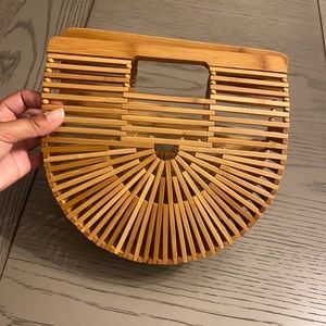 Mini wooden cult Gaia purse